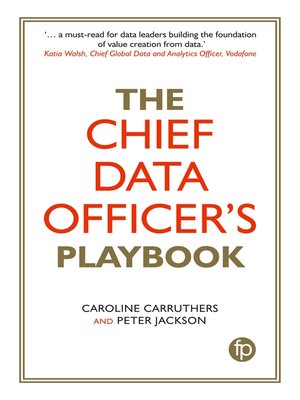 cover image of The Chief Data Officer's Playbook